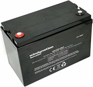 WindyNation 12V 100 Amp-Hour Deep Cycle VRLA Battery