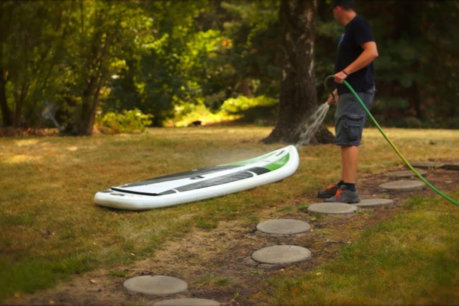 how to clean your paddle board using eco friendly products